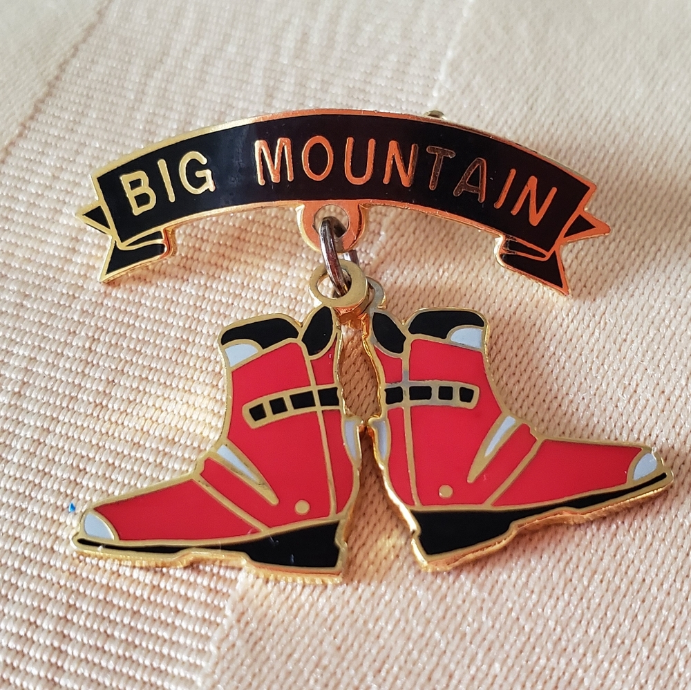 Ski Pin Big Mountain Lapel Pin